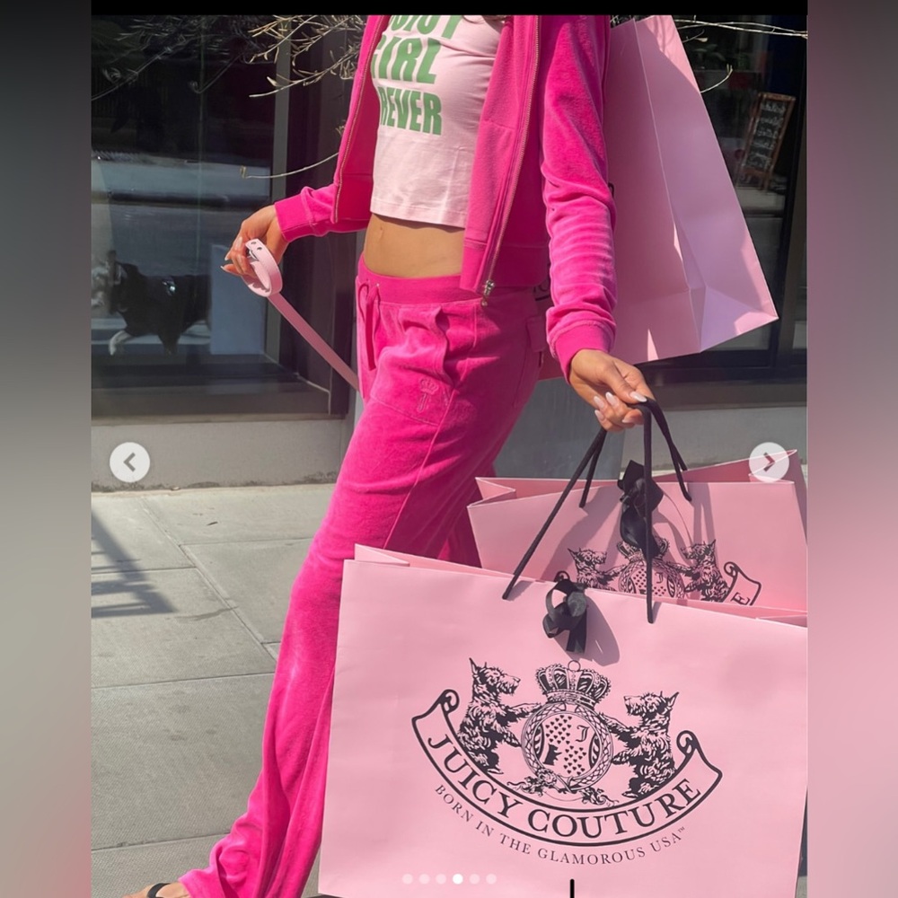 UK Juicy Couture Pink Shopping Gift Bag